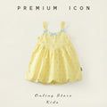 Cute Polka Dot Strap Dress for Girls