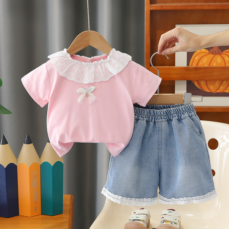 Short sleeved two-piece summer casual set