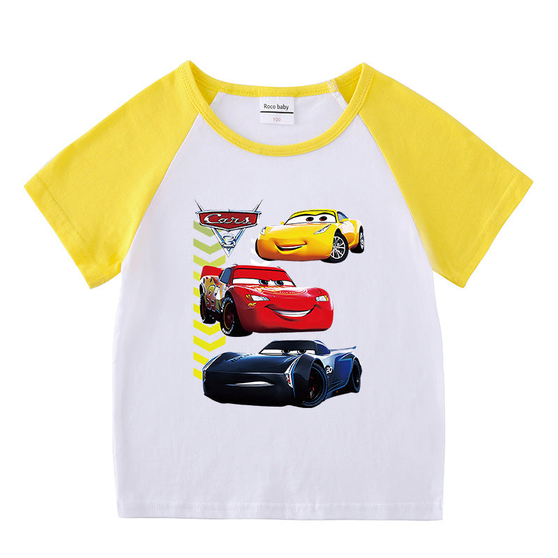 Children's summer short sleeved T-shirt