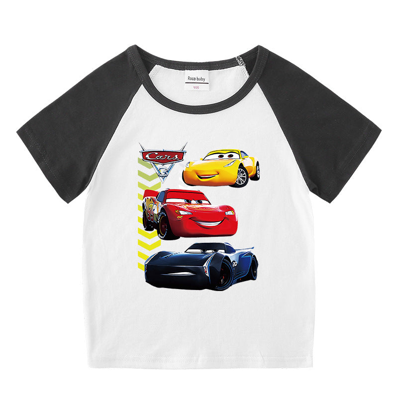 Children's summer short sleeved T-shirt