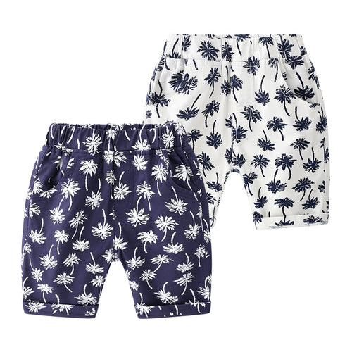 Casual Printed Mid-Length Pants for Boys Kids Trousers