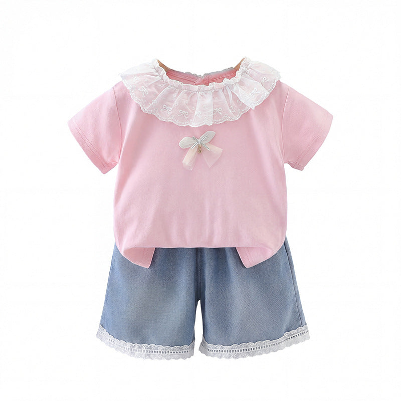 Short sleeved two-piece summer casual set