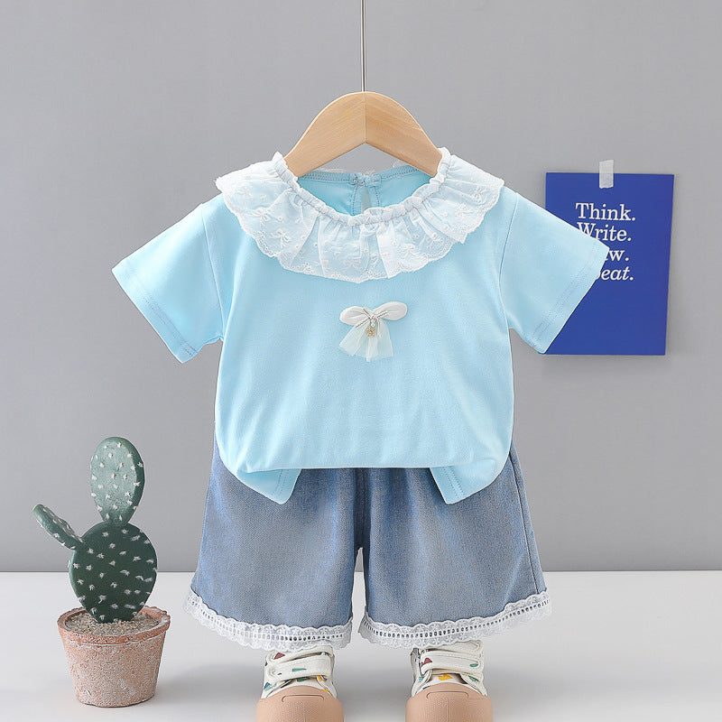 Short sleeved two-piece summer casual set