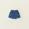 Girls' Short Pants  Outfit New Style Children's Denim Bow Skirt Pants